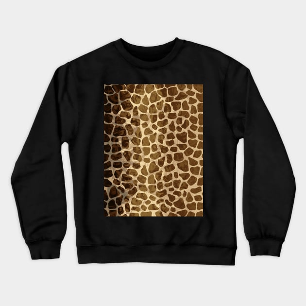 SPOTTED Giraffe Crewneck Sweatshirt by SartorisArt1